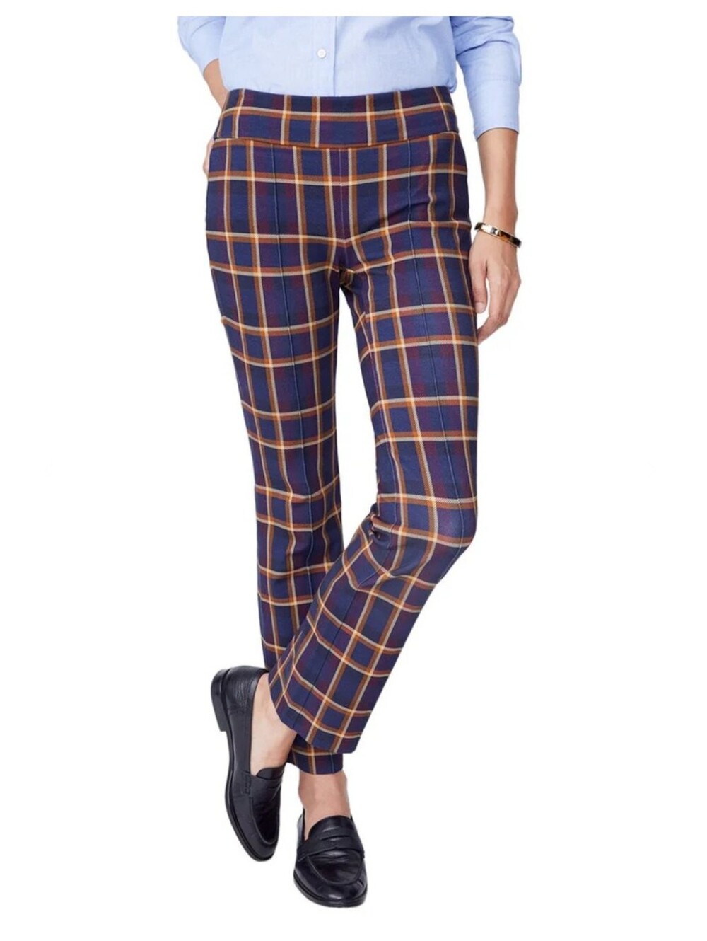 J. McLaughlin Riley Plaid Women's Pants Msrp $188